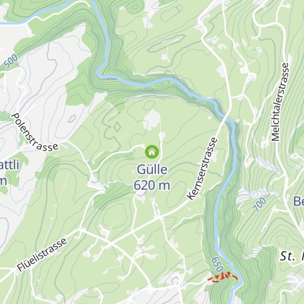 Map of Gülle