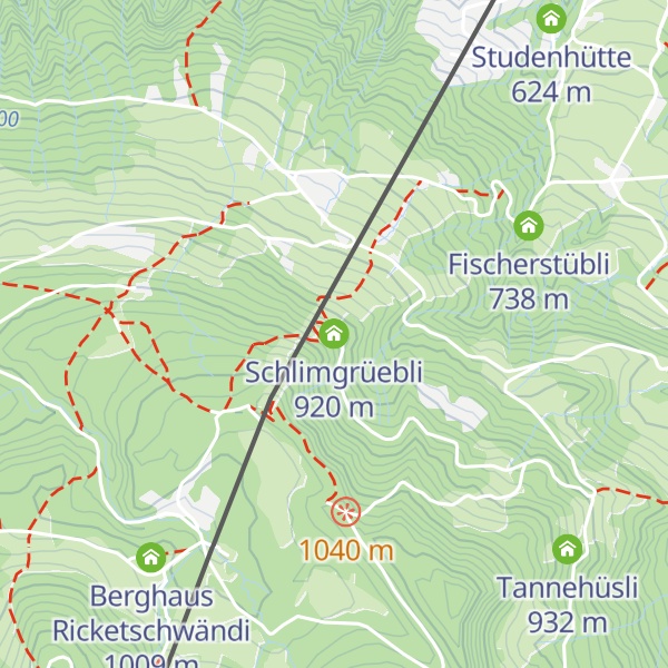 Map of Schlimgrüebli