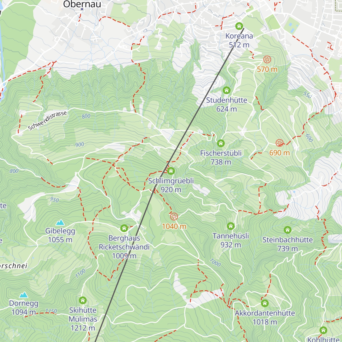Schlimgrüebli map