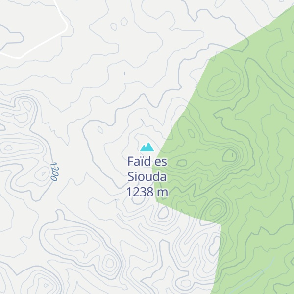 Map of Faïd es Siouda
