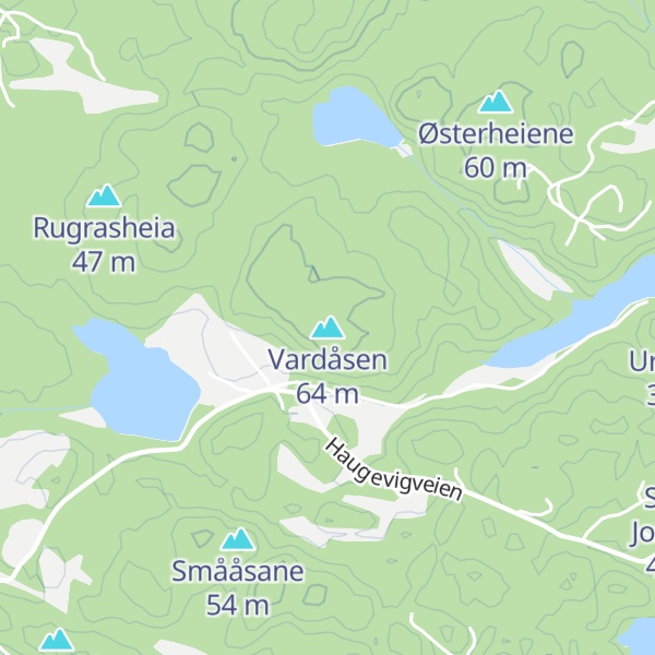 Map of Vardåsen