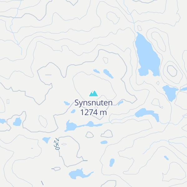 Map of Synsnuten