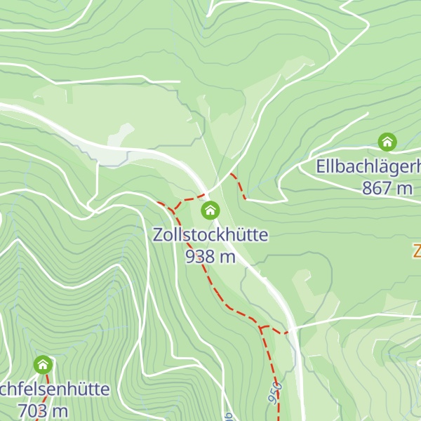 Map of Zollstockhütte