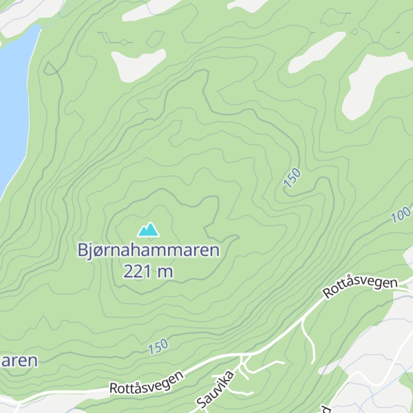 Map of Gjehammaren