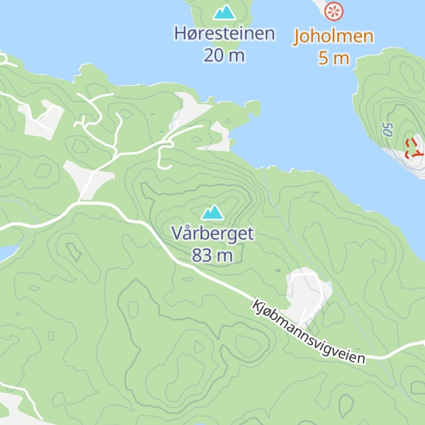 Map of Vårberget