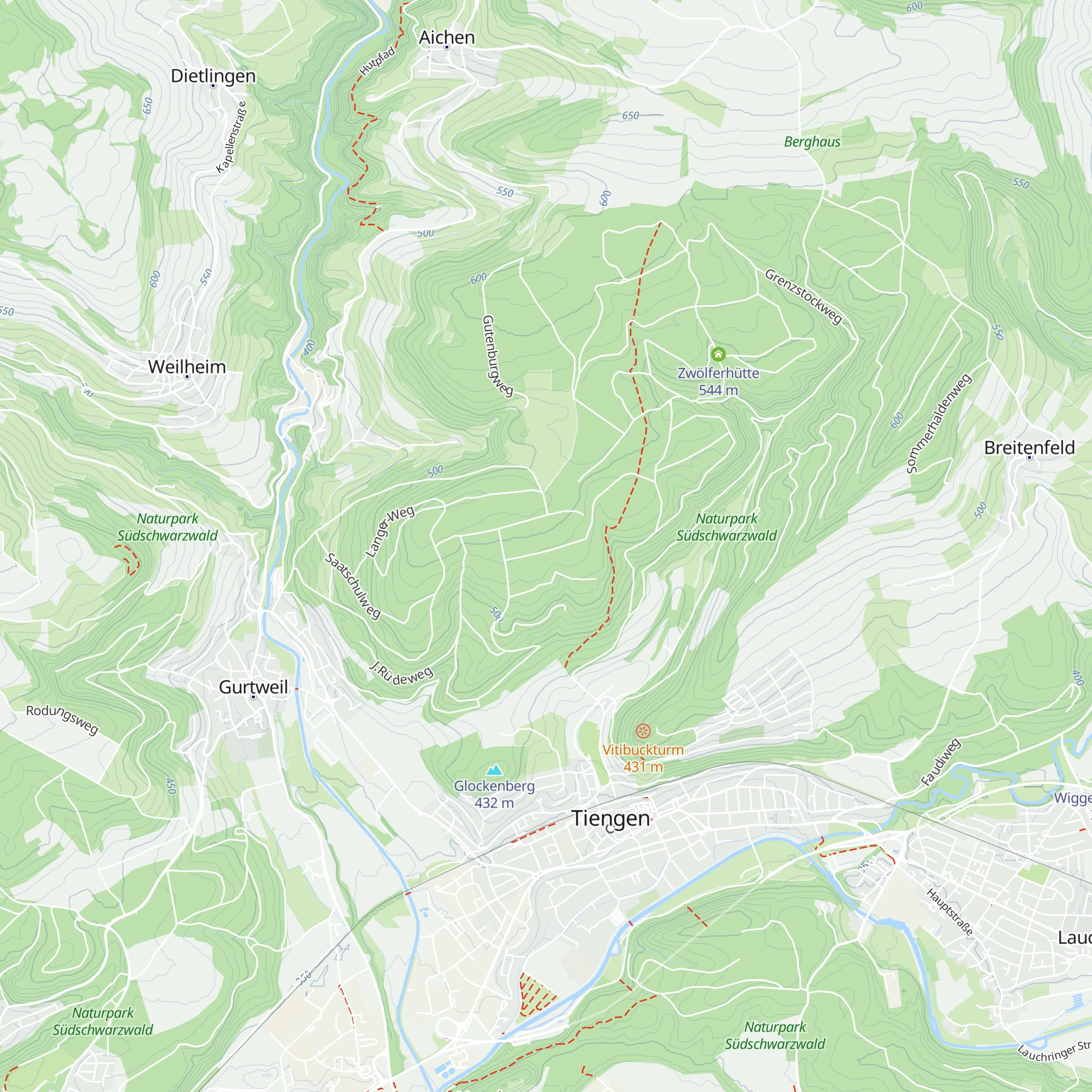 Dreierhütte map