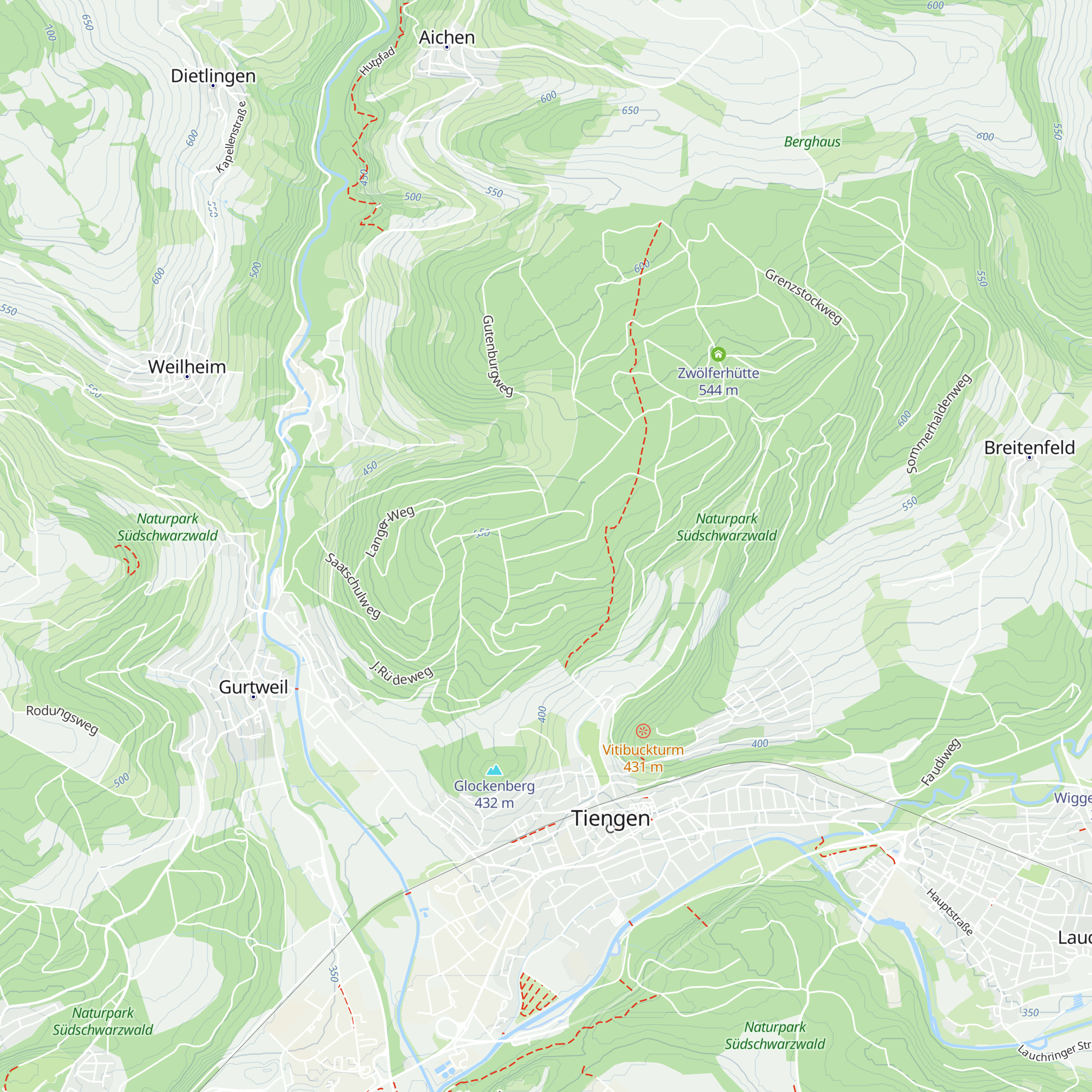 Dreierhütte map