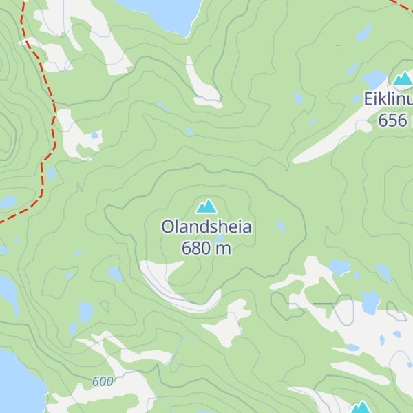 Map of Olandsheia