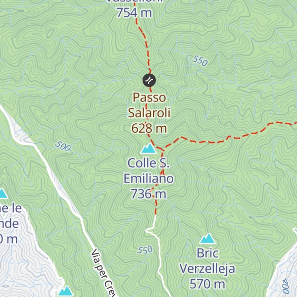Map of Colle S. Emiliano