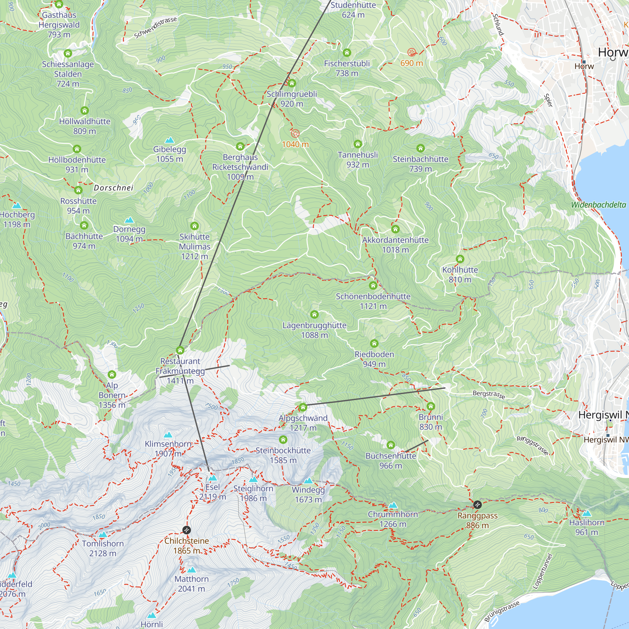 Lägenbrugghütte map
