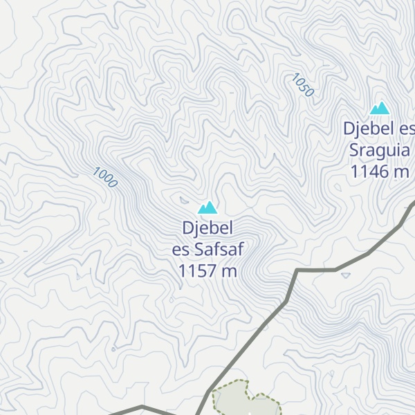 Map of Djebel es Safsaf