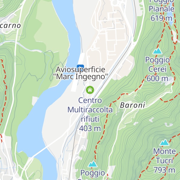 Map of Centro Multiraccolta rifiuti