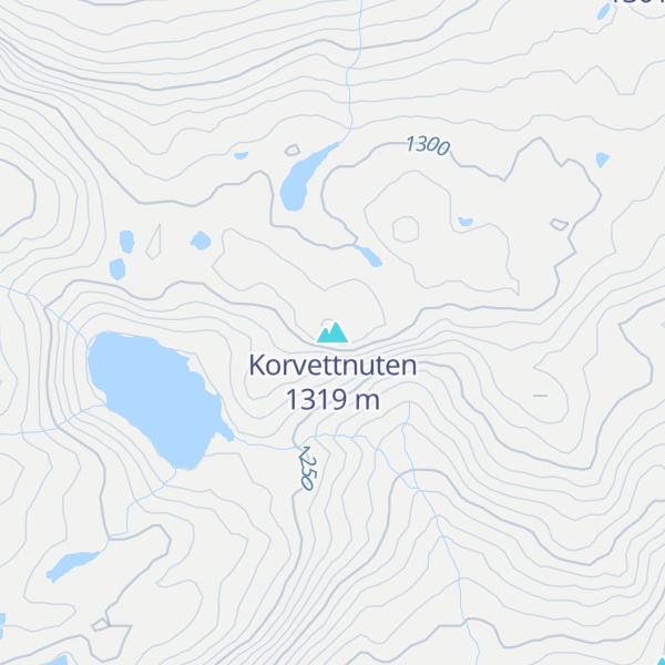 Map of Korvettnuten