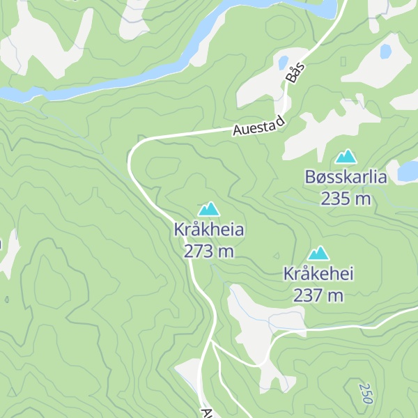 Map of Kråkheia