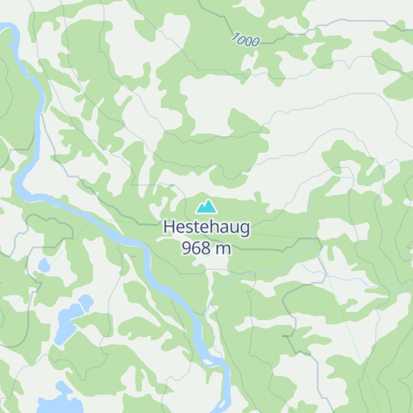 Map of Hestehaug