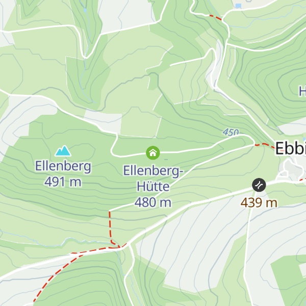 Map of Ellenberg-Hütte