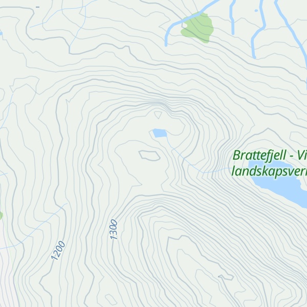 Map of Vesle Bosnuten