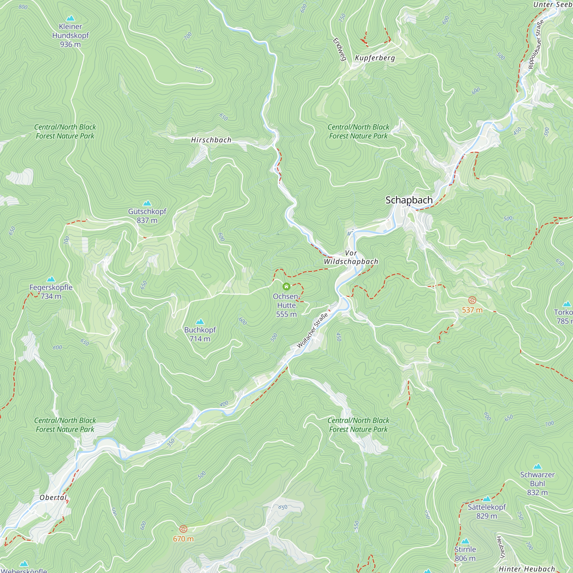 Ochsen-Hütte map