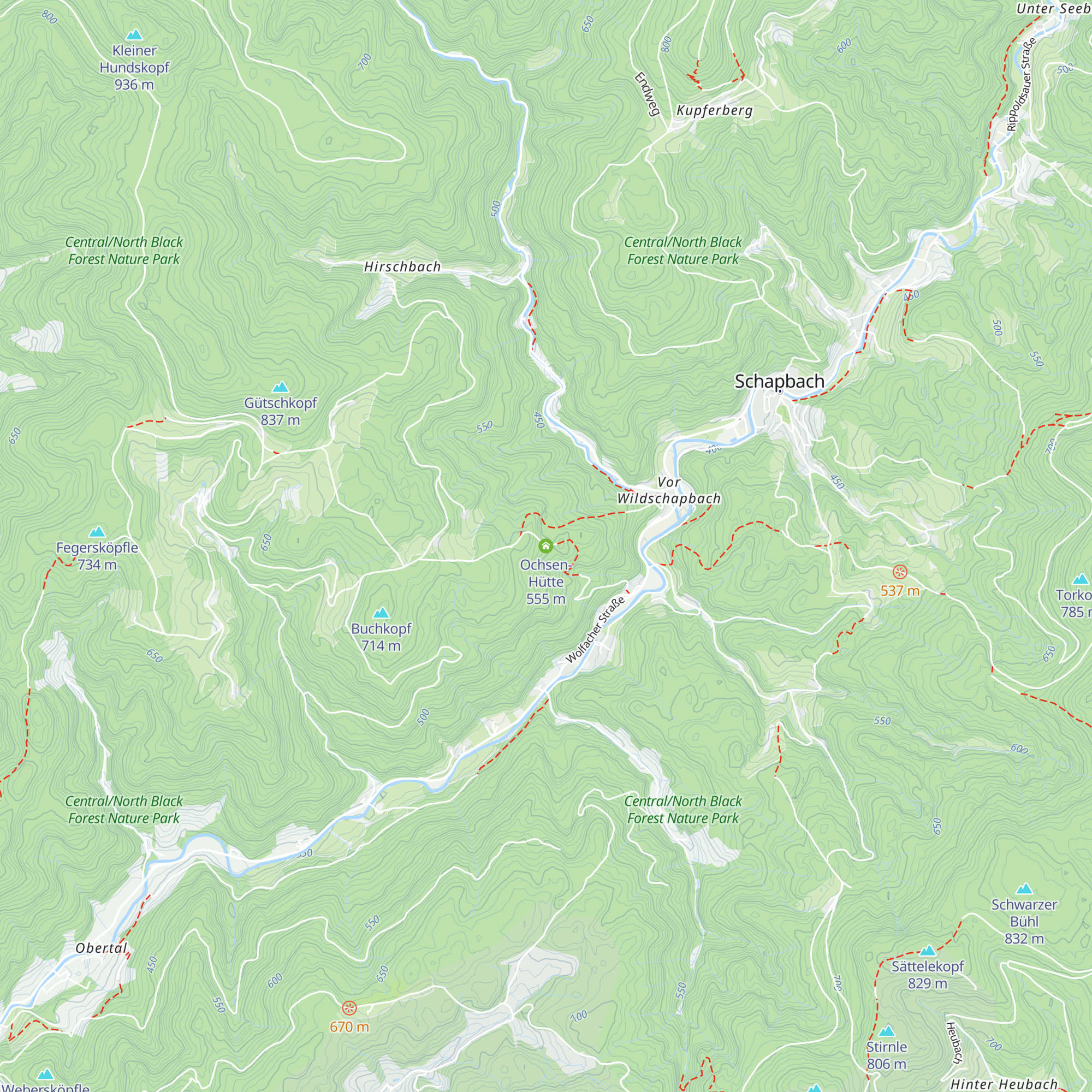 Ochsen-Hütte map