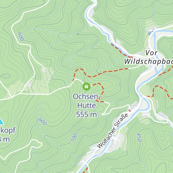 Map of Ochsen-Hütte