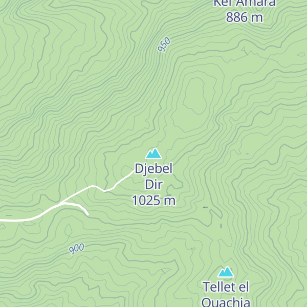 Map of Djebel Dir