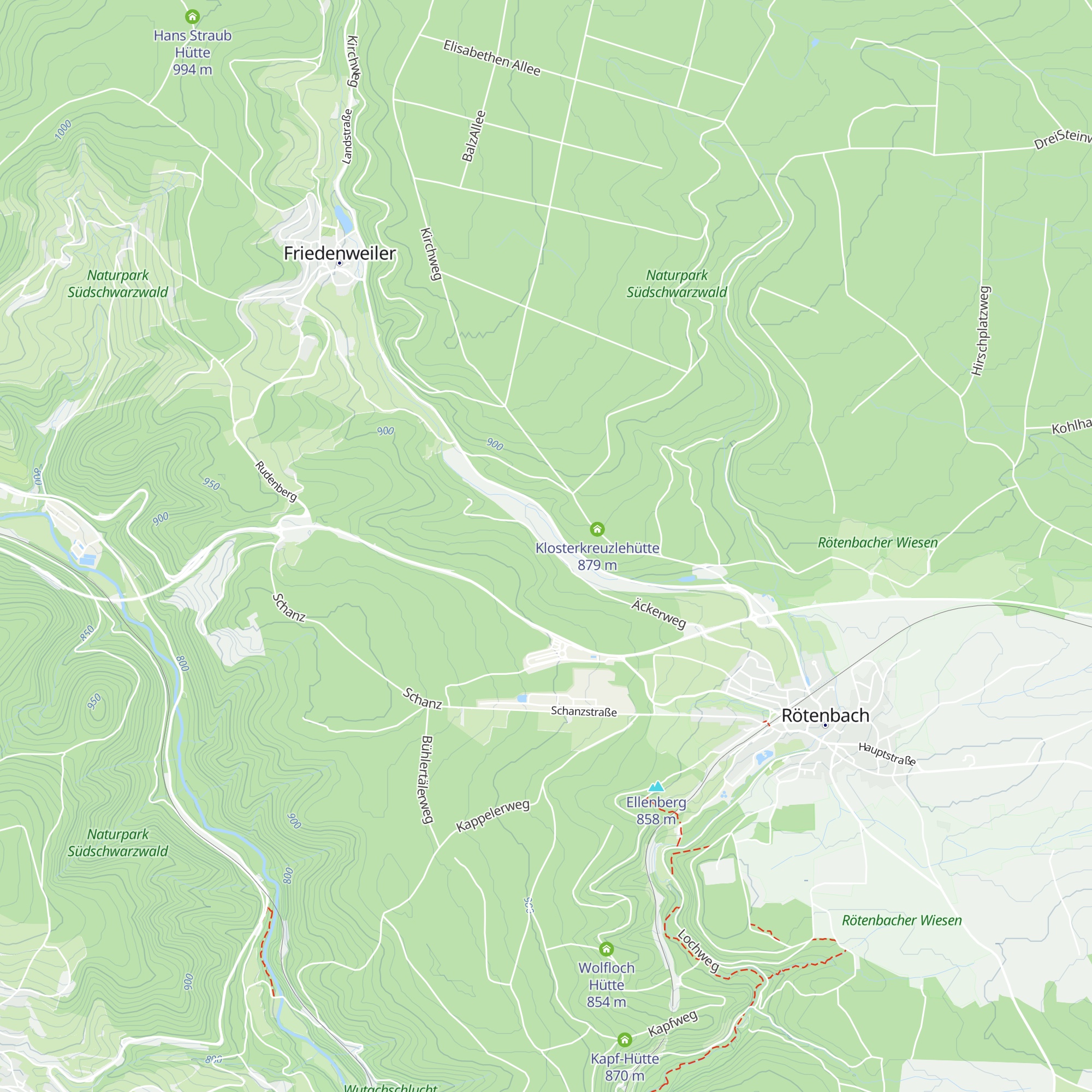 Josefshütte map
