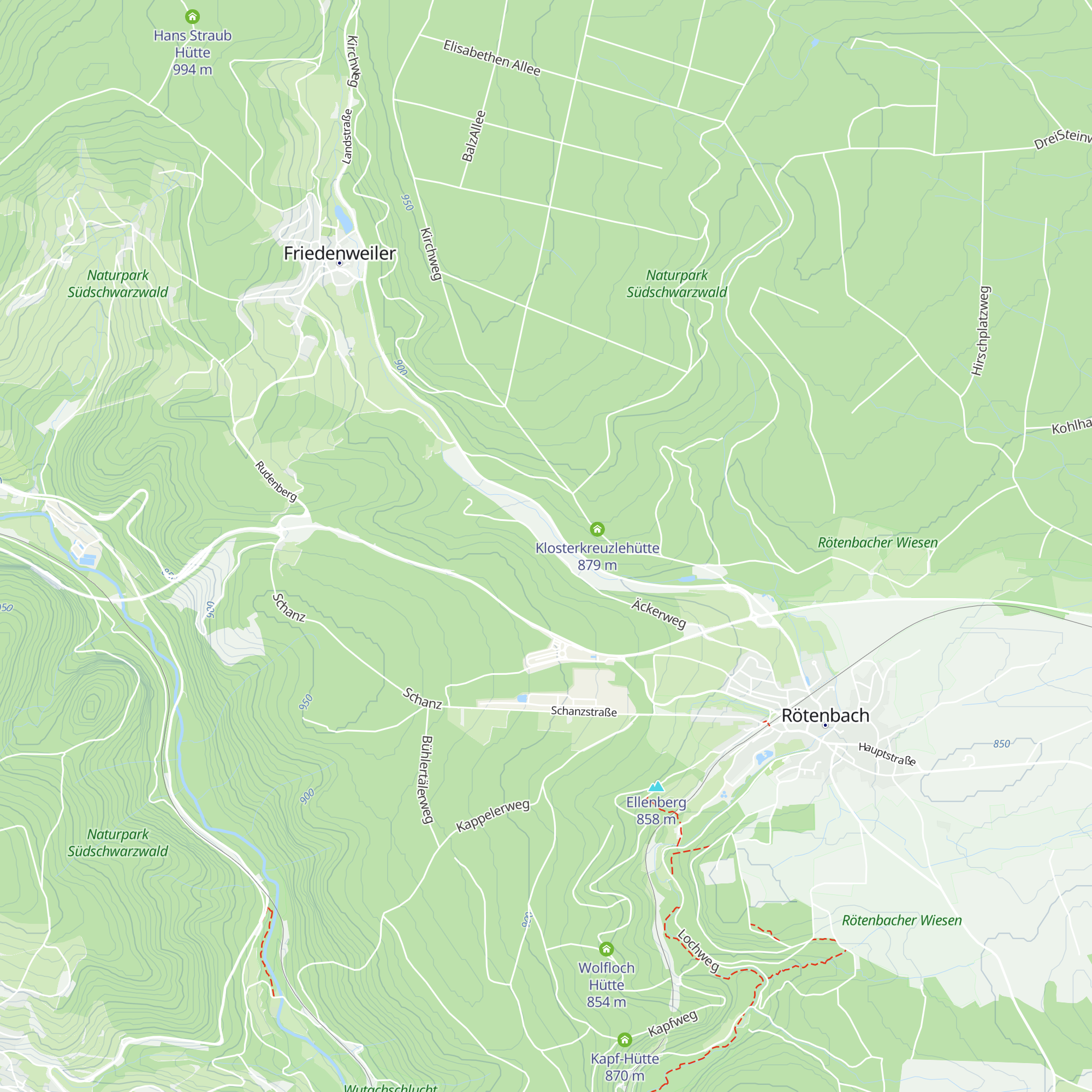 Josefshütte map