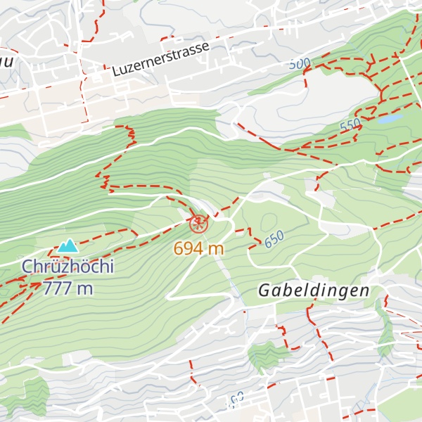 Map of Hotel Sonnenberg