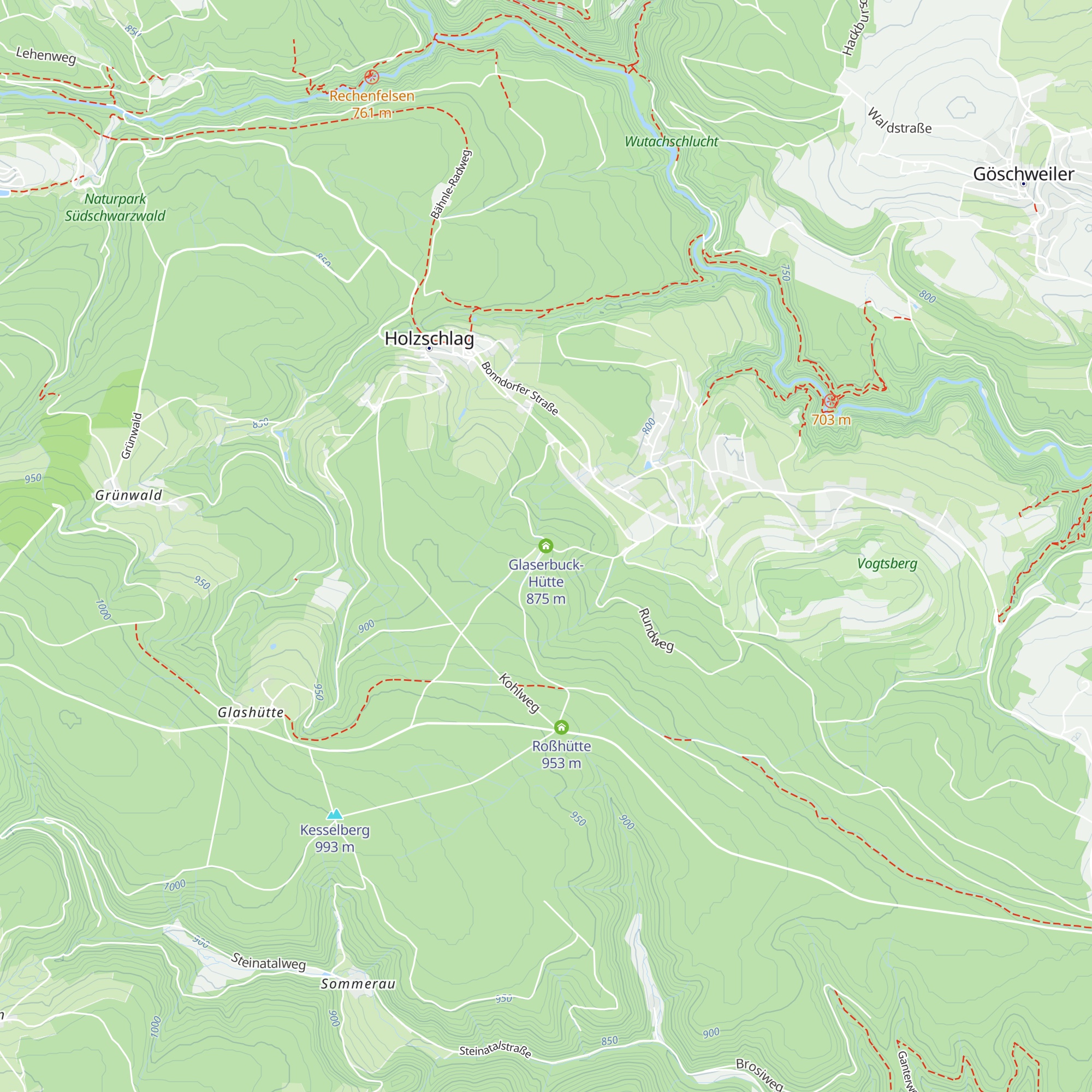 Glaserbuck-Hütte map