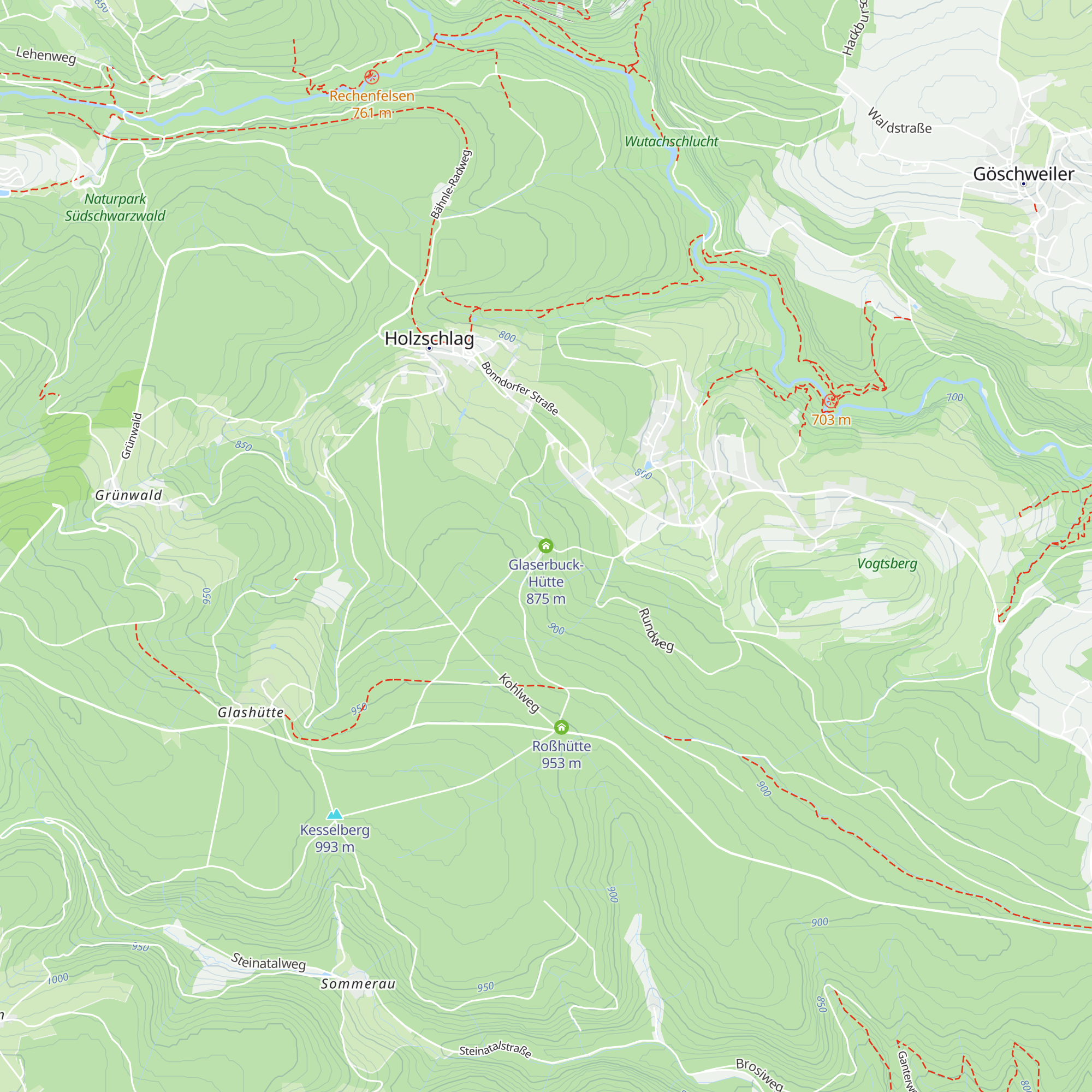 Glaserbuck-Hütte map