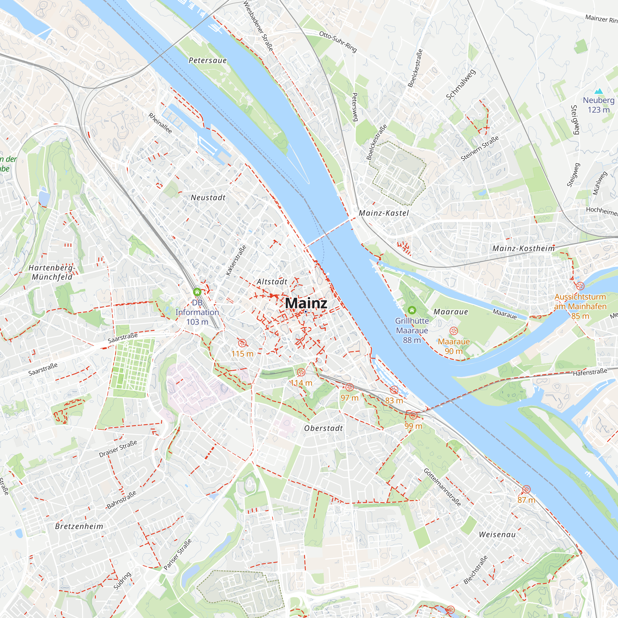 Touristeninformation map