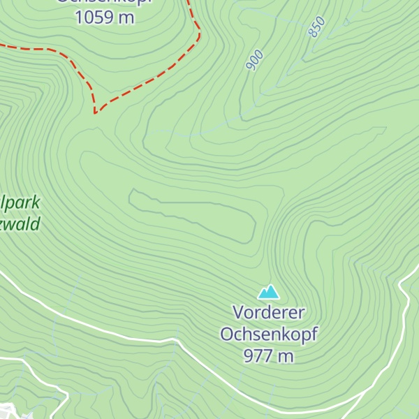 Map of Mittlerer Ochsenkopf