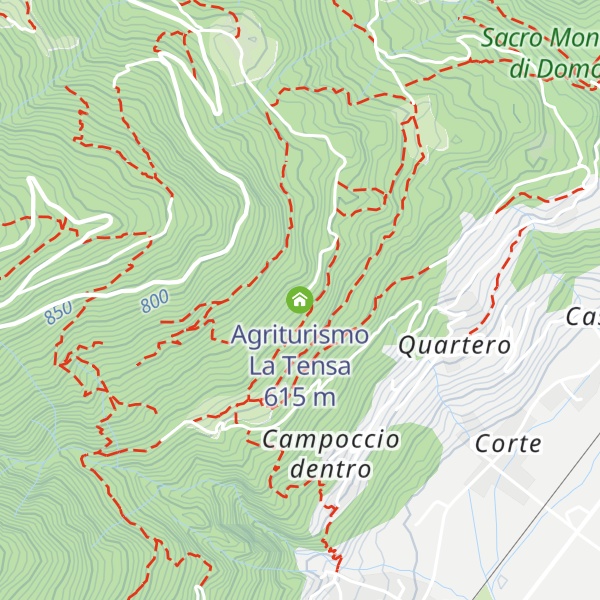 Map of Agriturismo La Tensa