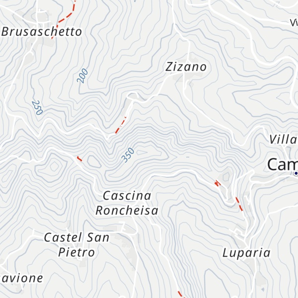 Map of Monte Oggero