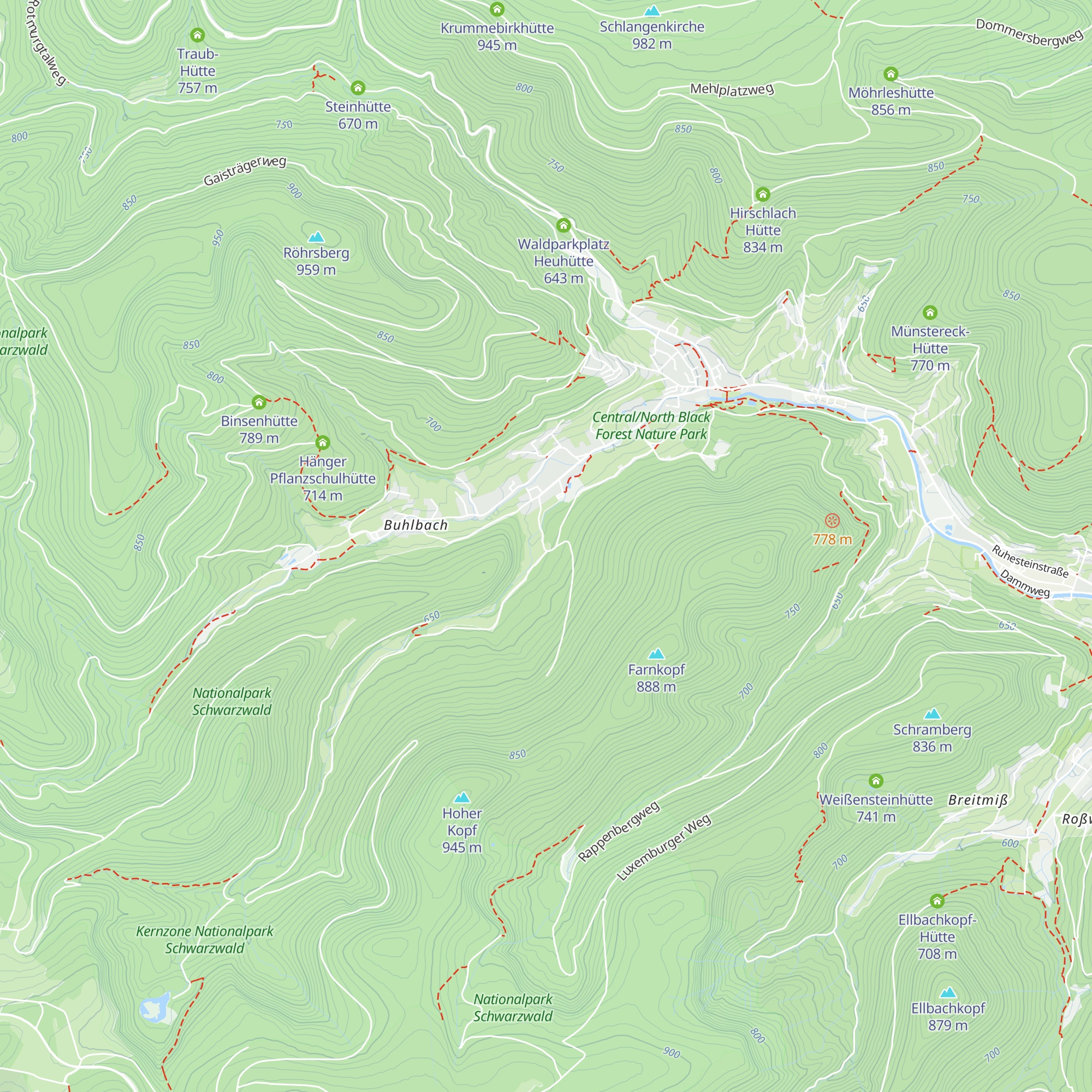 Lärchenhütte map