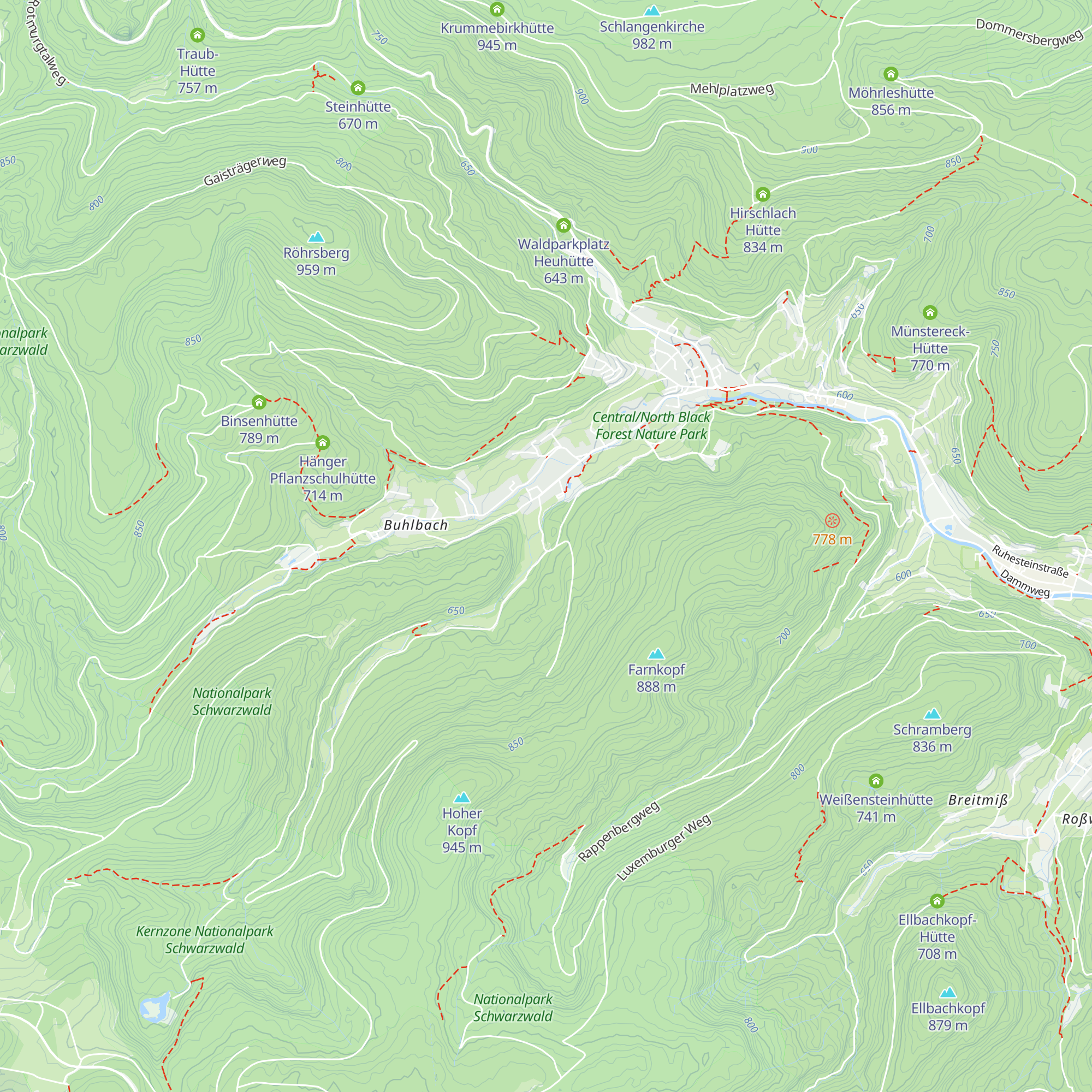 Lärchenhütte map