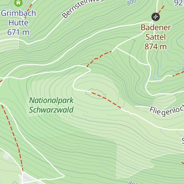 Map of Badener-Höhe-Hütte