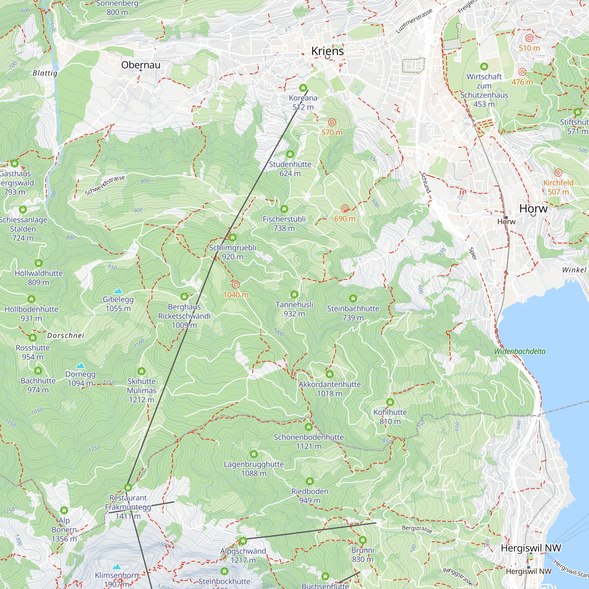 Tannehüsli map