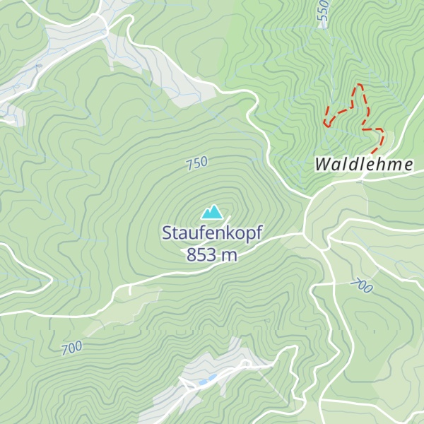 Map of Staufenkopf