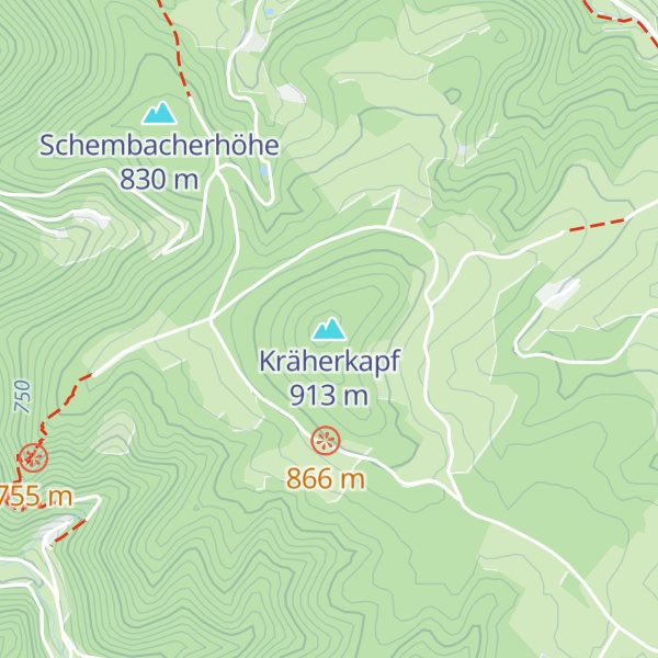 Map of Kräherkapf