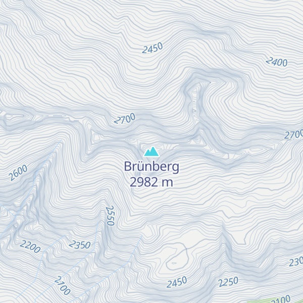 Map of Brünberg