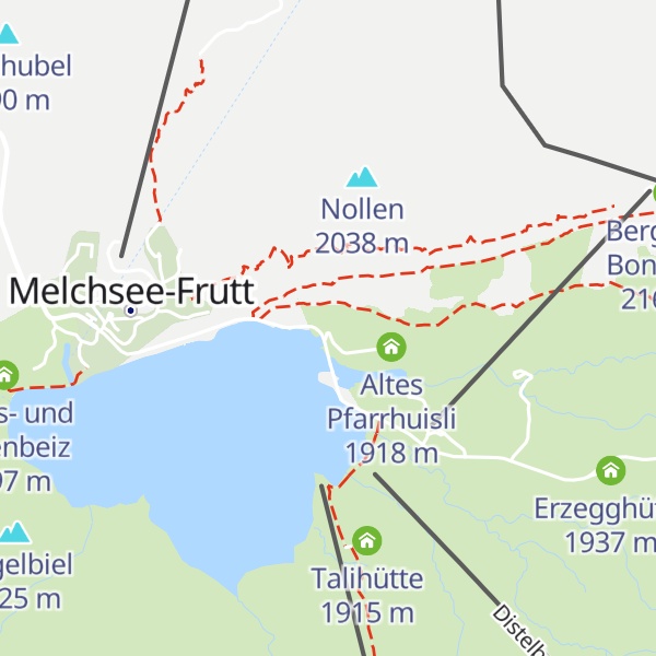 Map of Bonihütte