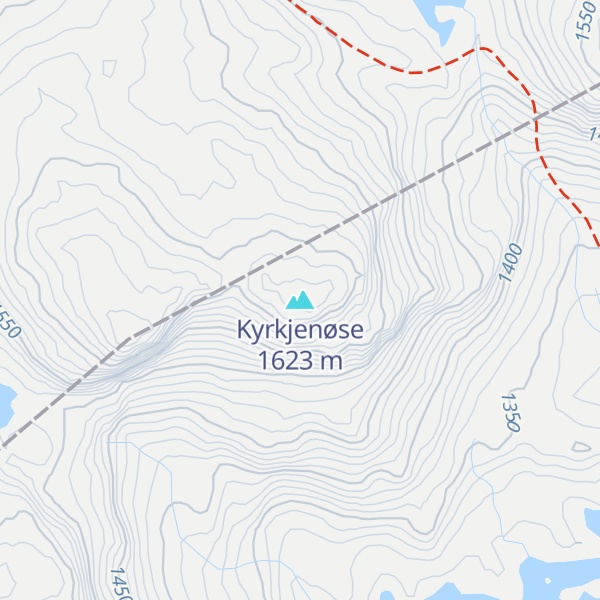 Map of Kyrkjenøse