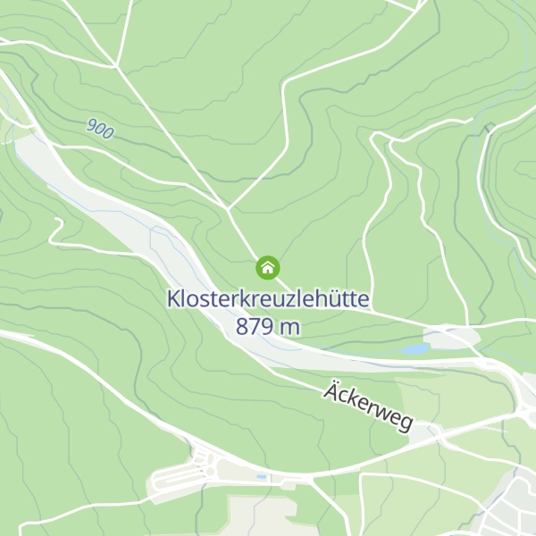 Map of Klosterkreuzlehütte