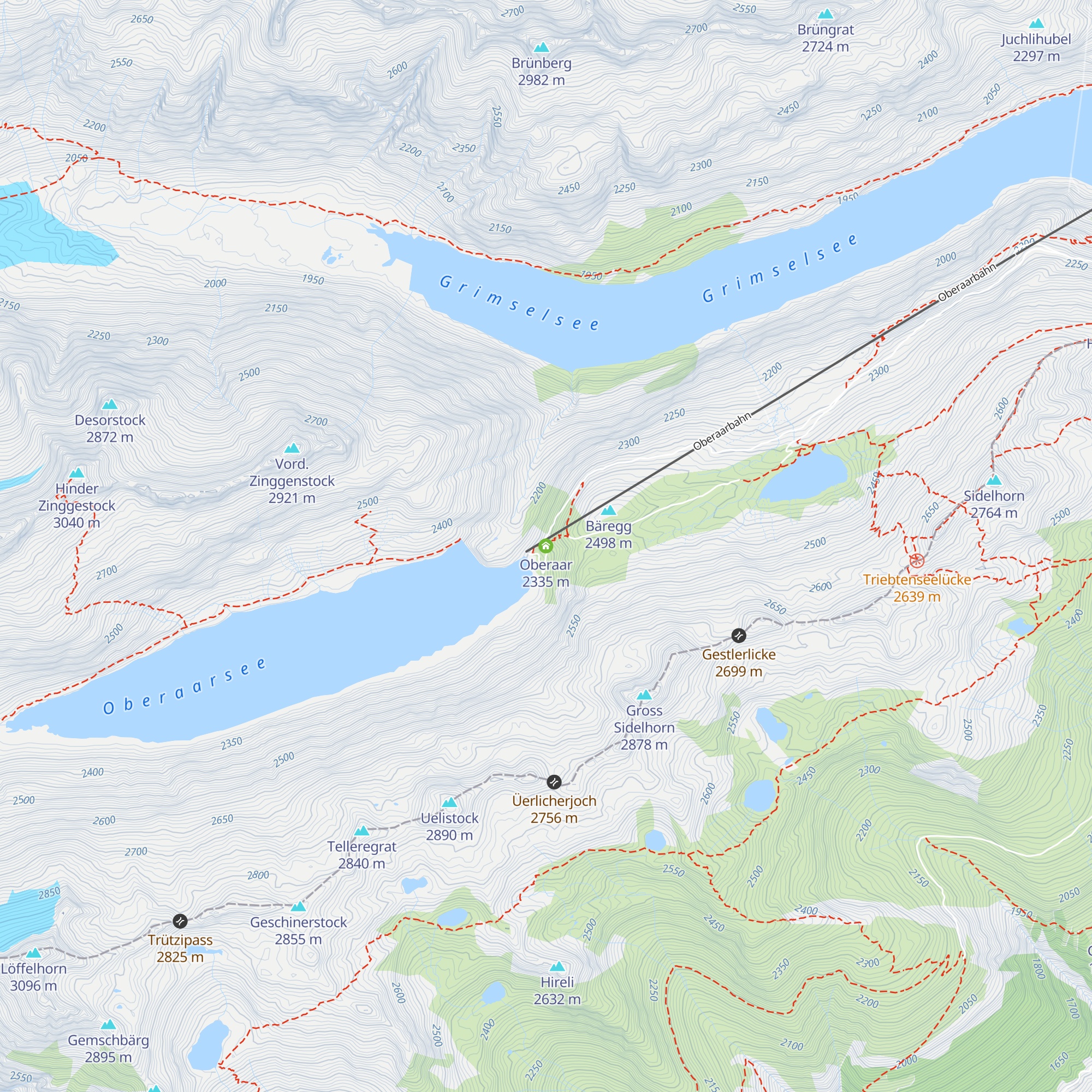 Oberaar map