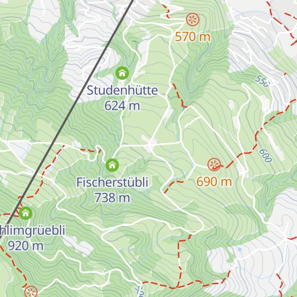 Map of Artstätte Bürestubli