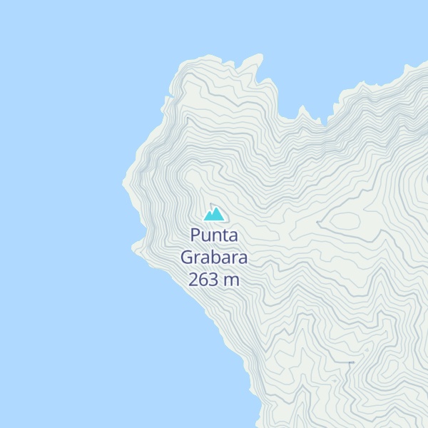 Map of Punta Grabara