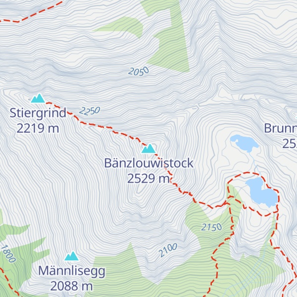 Map of Bänzlouwistock