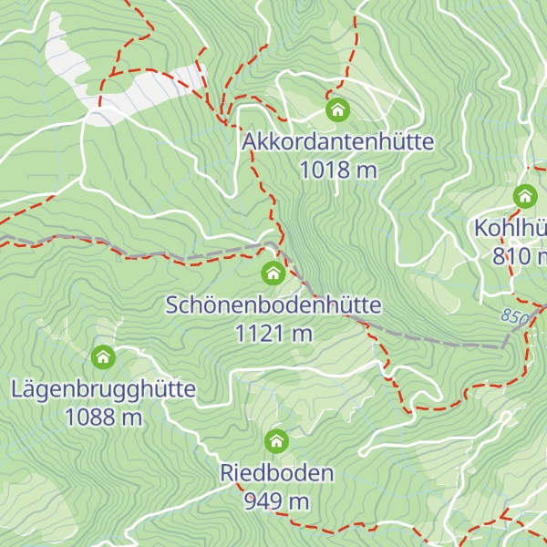Map of Schönenbodenhütte