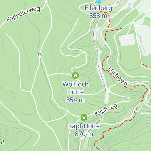 Map of Wolfloch Hütte